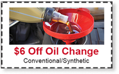 $6 Off Oil Change