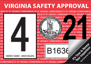 state inspection virginia sticker va inspections emissions